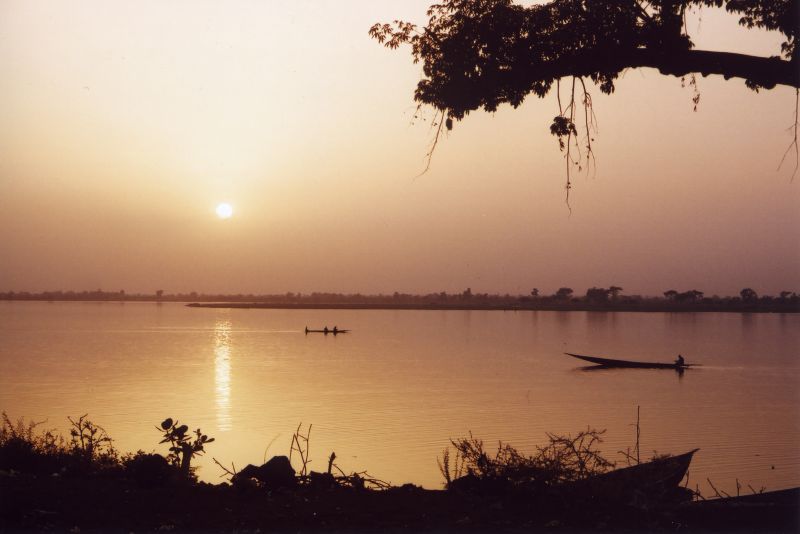 Recursos naturales de Guinea 2 Sunset in Segou