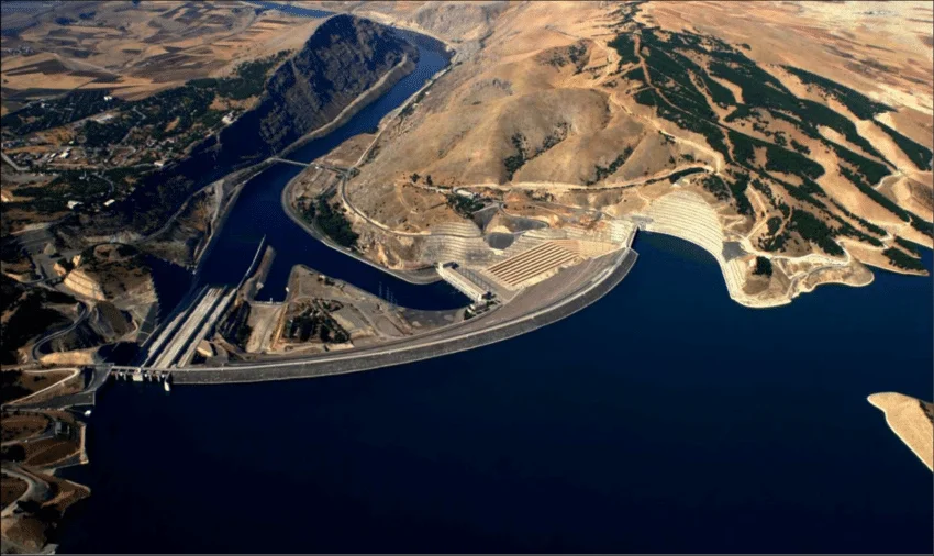 A general view from Ataturk dam