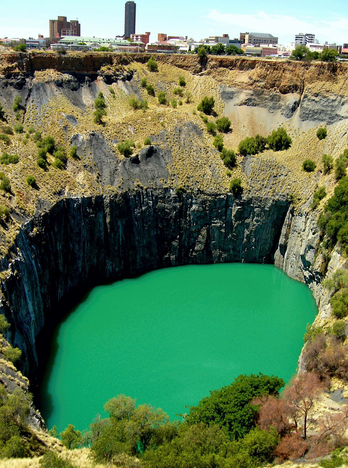 Mina a cielo abierto Big Hole en Sudáfrica