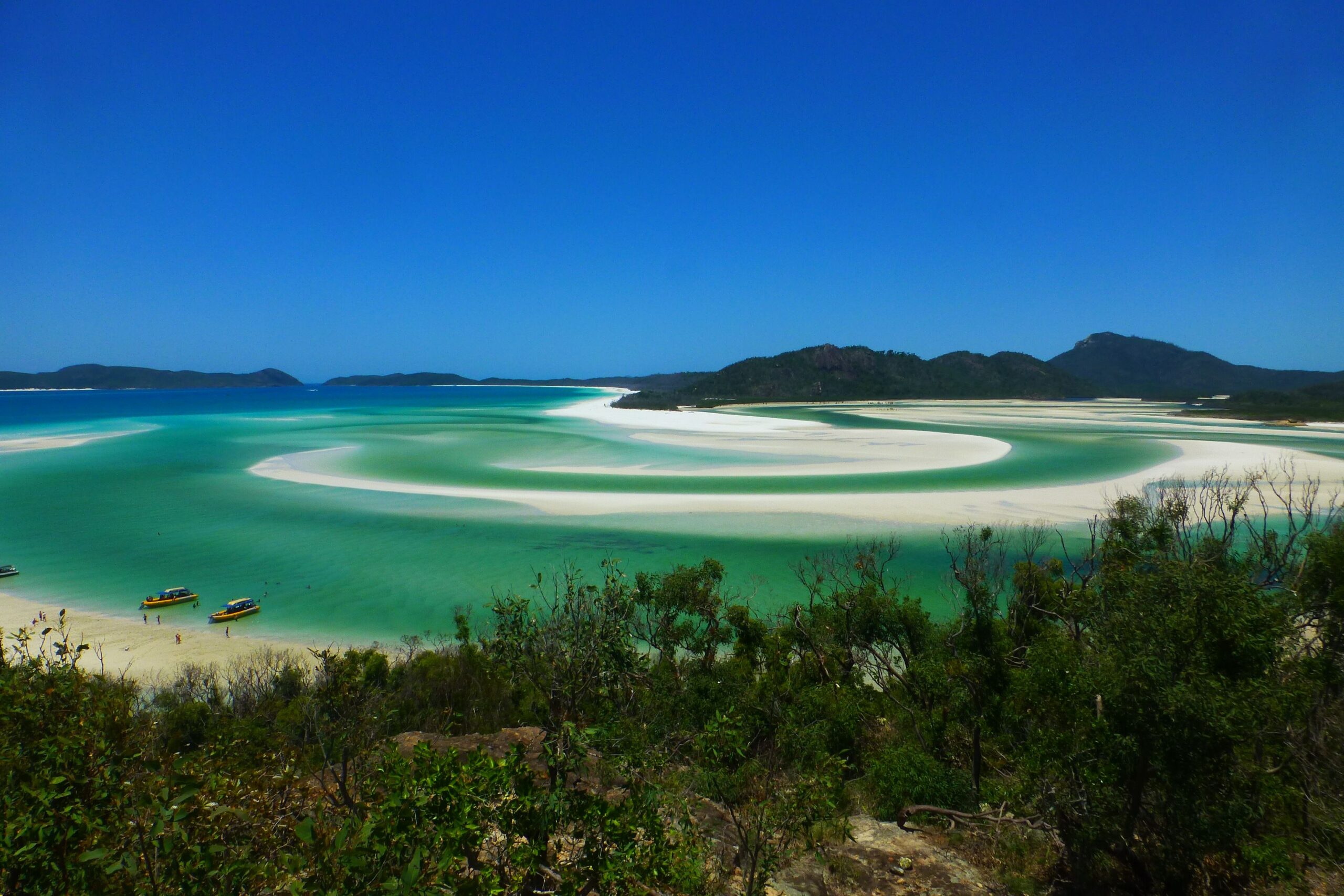 Aguas turquesas de las Islas Whitsunday en Australia